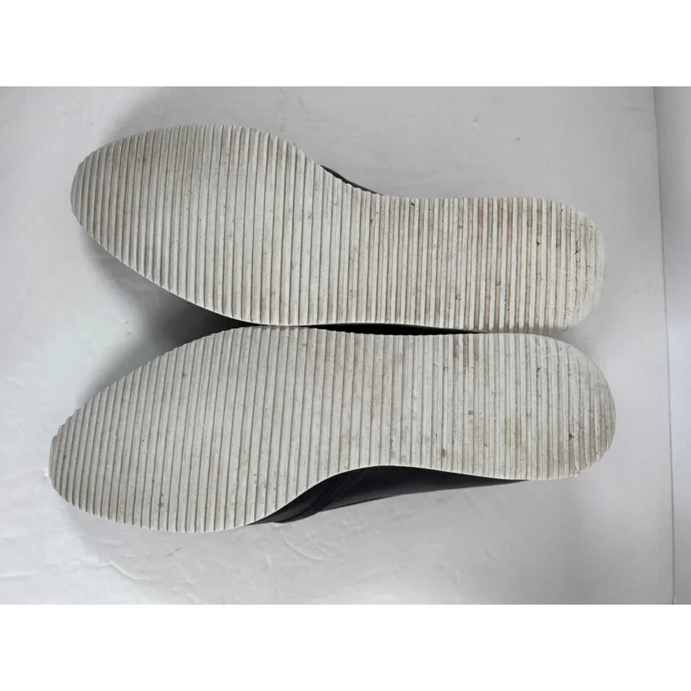 Everlane‎ Size 10.5 The Street Shoe Black Italian Leather Slip-On Shoes Flats